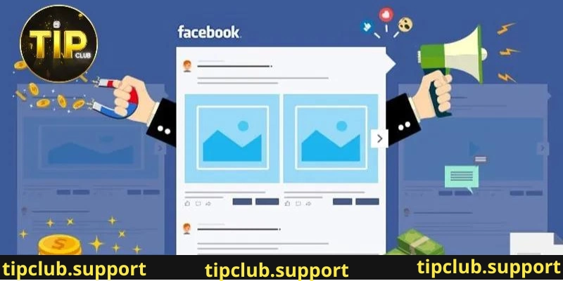 Cách Tìm Fanpage cổng game Tip Club Trên Facebook